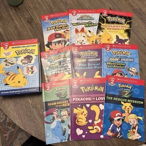 Pokemon Reader Collection Box Set – 9 Books Level 2 Scholastic Book